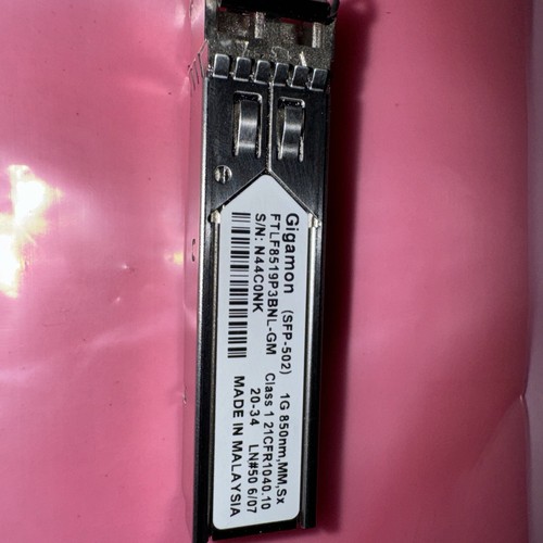 ( LOT 50) Gigamon SFP-502 SFP-SX 1000BASE-SX FTLF8519P2BNL-GM 1GE 850nm - Picture 4 of 8