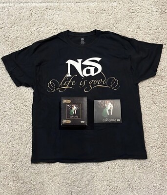 Nas Life is Good Deluxe CD and Exclusive T-Shirt | eBay