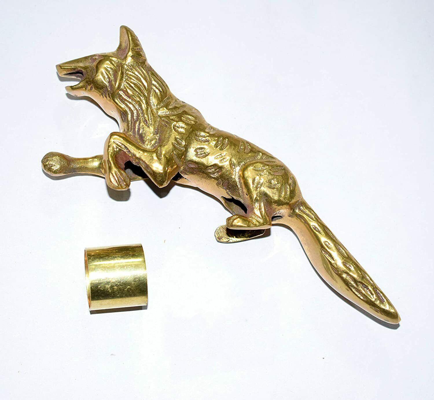 Walking Stick Solid Brass Designer Polish Plated … - image 3