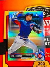 v112 2017 Bowman Chrome Jose Albertos 1st Bowman Refractor /499