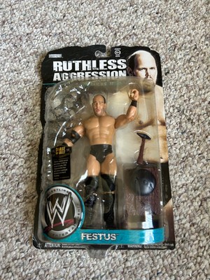 2008 WWE JAKKS PACIFIC RUTHLESS AGGRESSION SERIES 37 FESTUS  FIGURE SEALED