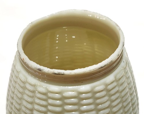C1889 Joseph Locke Libby Glass Maize Corn Painted Sugar Shaker Caster Muffineer - Picture 9 of 15