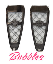 1991-1996 Chevy Caprice Impala Chrome Mesh Door Jambs Vents Tiarra Jams 1991-1996 Chevy Caprice Impala Chrome Mesh Door Jambs Vents Tiarra Jams