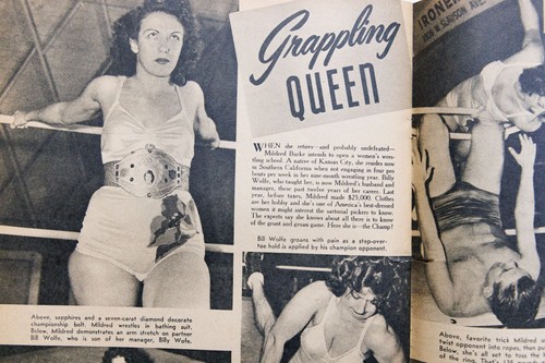 HIT Magazine 1947 Mildred Burke 606 Club Chicago - Imagen 6 de 13