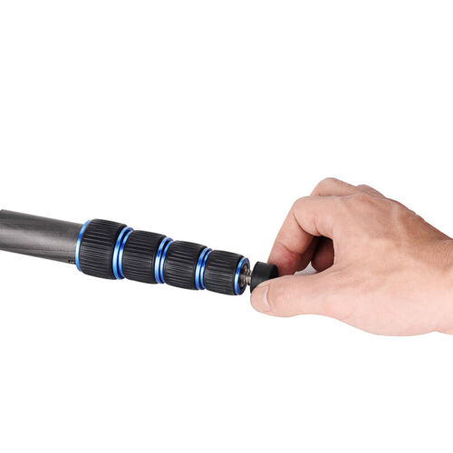 Manbily Foldable Carbon Fiber Monopod with Stand Base Kit Mount for DSLR Camera - Picture 9 of 10