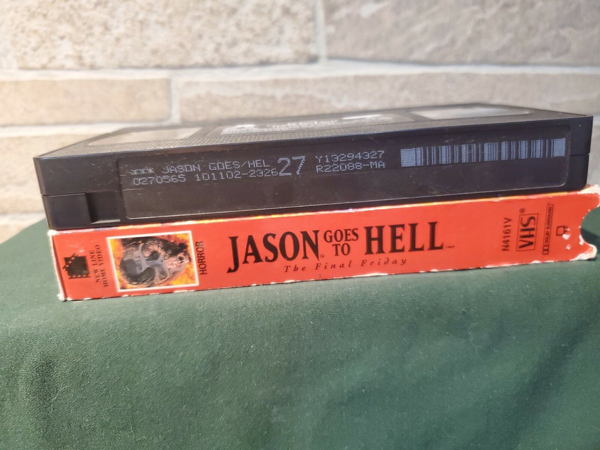 Jason Goes to Hell: The Final Friday VHS 1993 Friday The