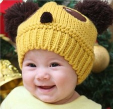 Panda Cap Hat Kids Girls Boys Stretchy Warm Winter Hat NEW FAST US SELLER 