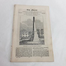 Antique publication Booklet 1837 Canada and more (DAMAGED back page missing)