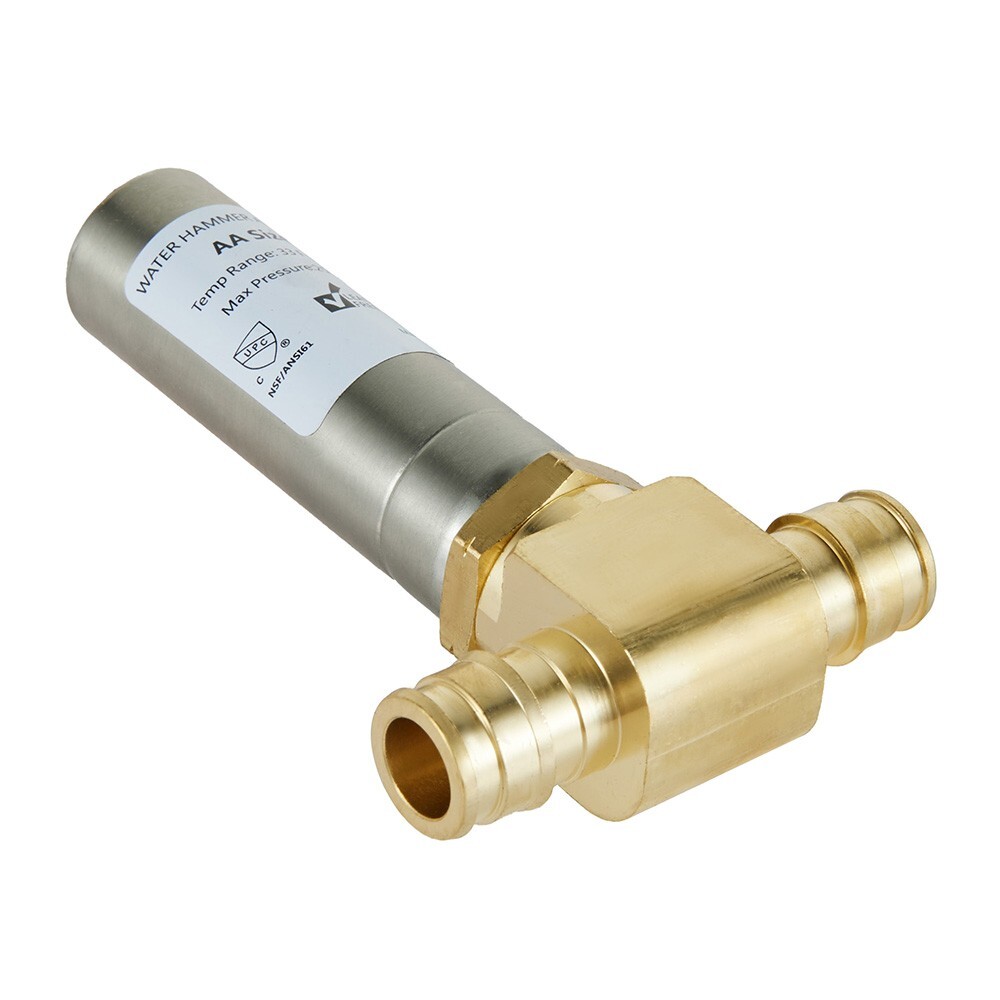 2 PCS EFIELD 1/2" Pex-A Expansion Connection Tee Water Copper Hammer Arrestor