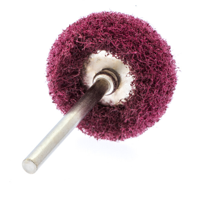 36pc Polishers Buffers Abrasive 1" Scotch Brite Wheels Rotary Tool Grit