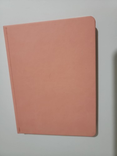 Pink Soft Leather Journal with gold foil and lined pages. NEW - Picture 2 of 5