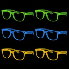 Glow in the Dark Glasses, 6 Pack Neon Glow Party Glasses