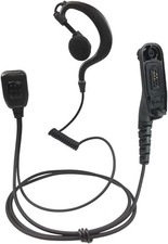 G-Shape Earbud Earpiece with PTT Mic for Motorola Radios MOTOTRBO 🔥New🔥