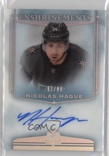 2019 Upper Deck The Cup Enshrinements Rookies 53/99 Nicolas Hague #E-NH Auto s0w