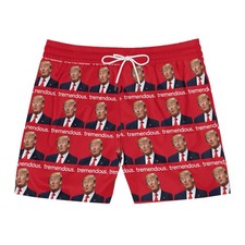 Tremendous Pattern Swim Shorts All-Over Print Swim Trunks