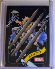 2025 Topps Chrome Marvel - Sentry #168 - Clawed Chrome Black Refractor /10
