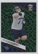 2023 Panini Donruss Elite Rookies Green Disco Peter Skoronski #175 11ap