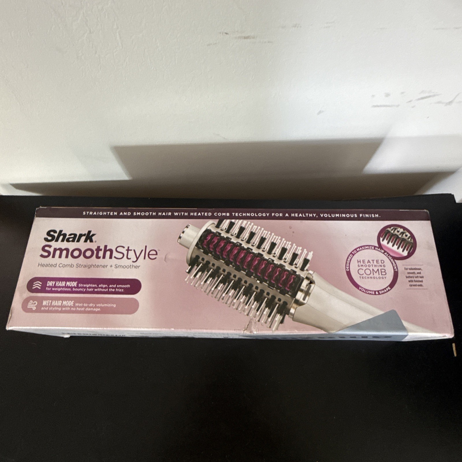 Shark - SmoothStyle Heated Comb Straightener and Smoother, D