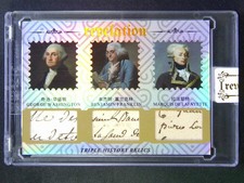 2025 Eternal Revelation George Washington Benjamin Franklin 3 Relic Silver 50/50