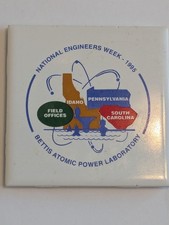 Tile Coaster National Engineers Week 1995 Bet...