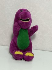 Vintage 1992 Lyons Dakin Barney the Dinosaur 8" Small Plush Stuffed Toy Tagged