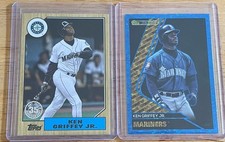 2024 Topps Update Ken Griffey Jr. Black Gold Blue #BG-11 Mariners
