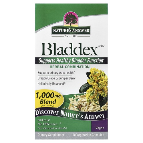 Nature s Answer Bladdex 1000 mg 90 Vegetarian Capsules Cruelty-Free, GMP Quality