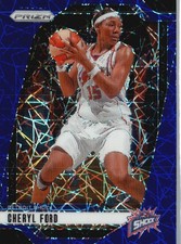 2024 Panini Prizm WNBA #59 Cheryl Ford Blue Velocity Prizms