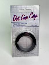 DOT LINE 52MM REVERSE ADAPTER RING FOR NIKON