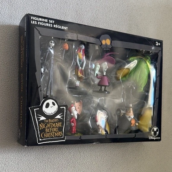 Juego de 7 estatuillas Pesadilla antes de Navidad Disney Store Foto 4 de 4