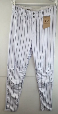 Evoshield Men's Large White/Black Pinstripe CT Baseball Game Pant NWT WB60736