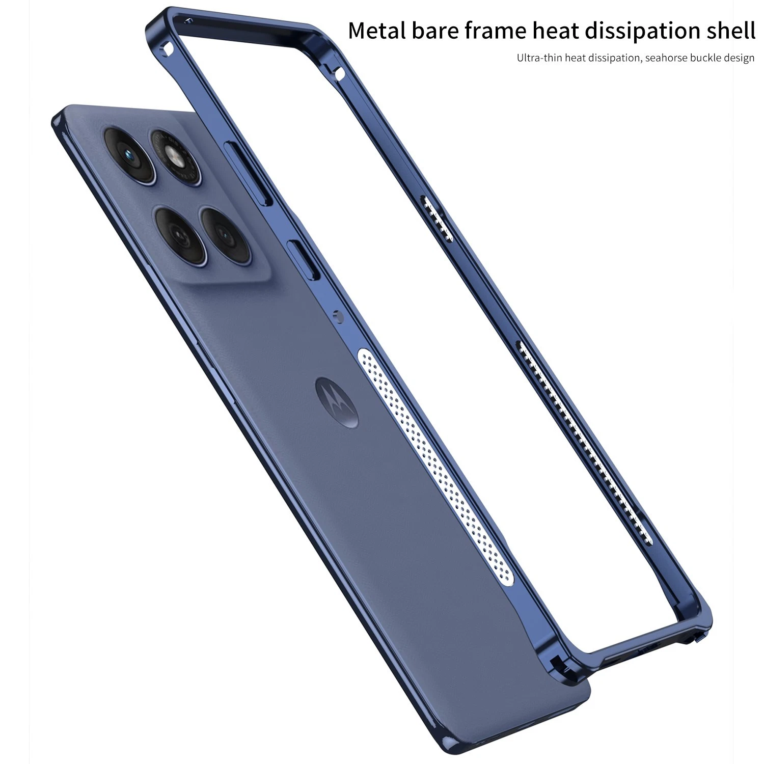 铝合金金属框架防撞盖适用于摩托罗拉 Edge 60 Fusion 60 Pro 60s - 第 3 张/共 20 张