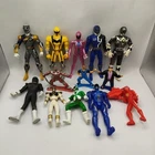 Vintage and Modern Mighty Morphin Power Rangers Figure Lot Of 13  90's 2000's