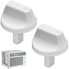 2 Pack Wj12x24802 Air Conditioner Knob Replacement White Control Knob