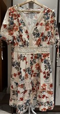 Floral dress size 2XL, light and comfortable, perfect for warm days or casual
