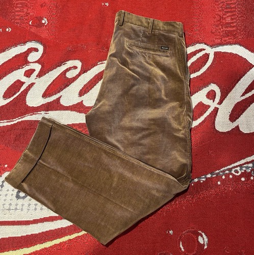 Vintage Men’s Façonnable Brown Corduroy Pants Sz 36x30 Straight Leg