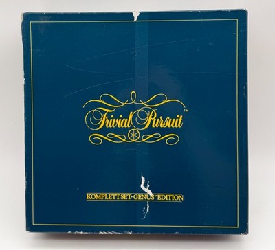 Parker Trivial Pursuit Komplettset Genus-Edition - ab 15 Jahren - Vintage
