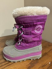 UGG Australia Bobbey Waterproof Winter Boots Magenta Purple 3288 Girls SZ 10