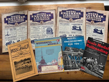 VINTAGE MODEL TRAIN LITERATURE 1928-1956 (8) ...