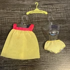 Vintage Sears Exclusive Barbie 1510 Glamour Group Rare Yellow Nighty & Panty Set
