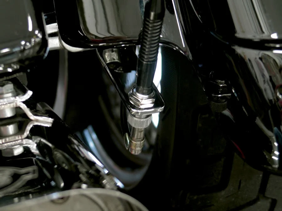 Kit de reubicación de antena de radio de montaje bajo Pingel motocicleta bicicleta de calle 62144 Foto 2 de 4