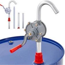 Drum Rotary Barrel Pump Hand Crank Diesel Fuel Oil Transfer Pump 55 Gallon