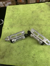 VINTAGE NOS MKS AR-1 ROAD SILVER PEDALS 9/16 IN ORIGINAL PACKAGE 