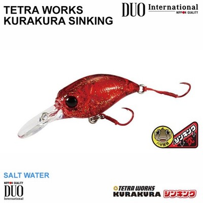 DUO TETRA WORKS KURAKURA SINKING - Fishing Lure made in Japan