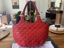Gorgeous ICONIC LULU GUINNESS ?HOBO WANDA? SHOULDER BAG IN SCARLET RRP �450