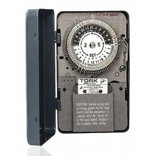Nsi Tork 8009A Electromechanical Timer Switch, 24 Hr.