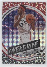 2019-20 Panini Mosaic Overdrive Pascal Siakam #1 4l3