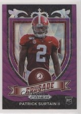 2021 Panini Prizm Draft Picks Crusade Purple Wave Patrick Surtain II #178 05ye
