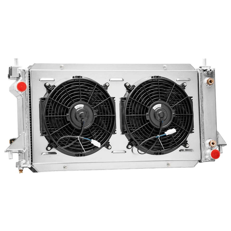 4 ROW Radiator Shroud Fan For 1996-2007 Ford Taurus Mercury Sable 3.0/3.4L NEW Foto 2 de 4
