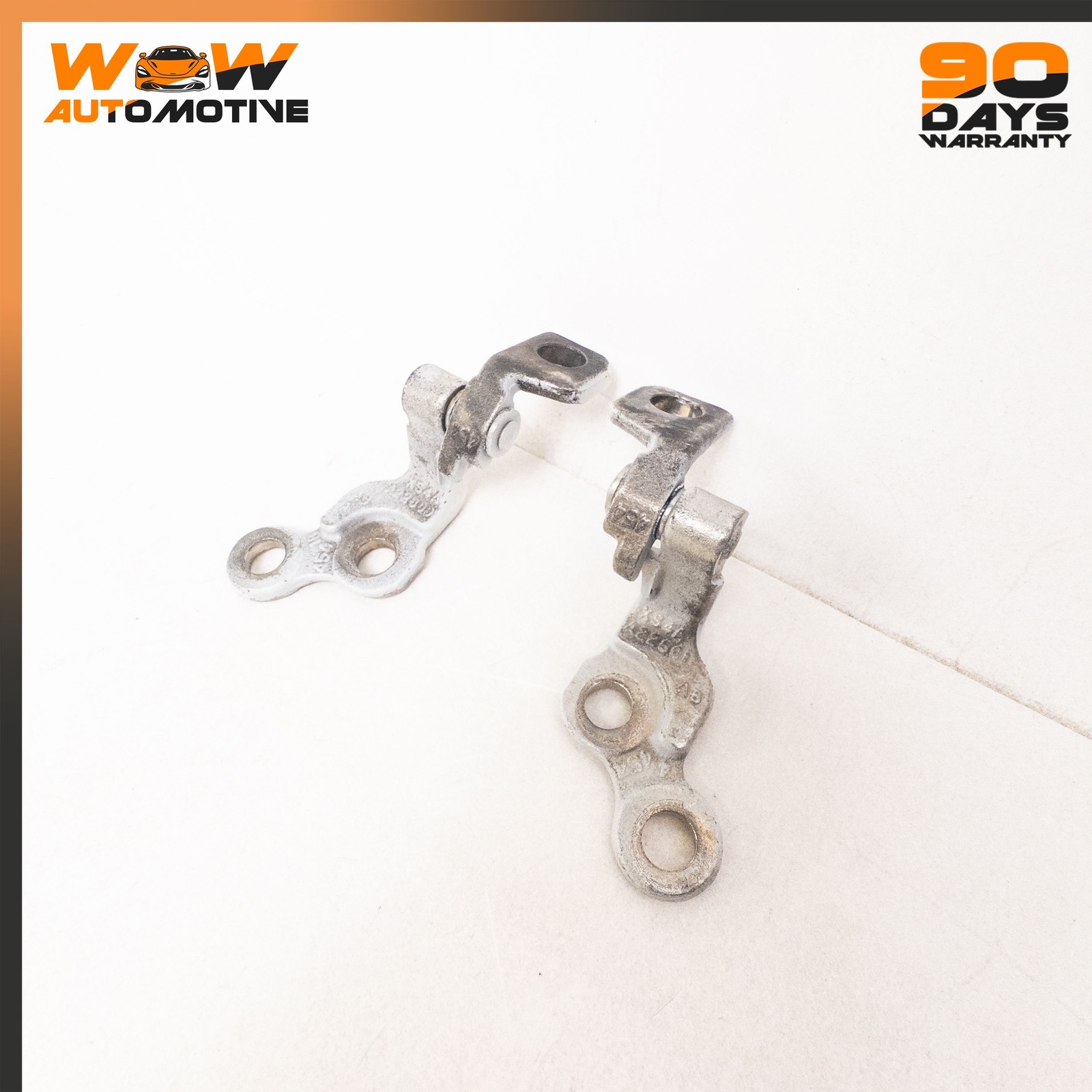 05-24 ASTON MARTIN V8 S VANTAGE FRONT LEFT LOWER UPPER DOOR HINGE SET OEM
